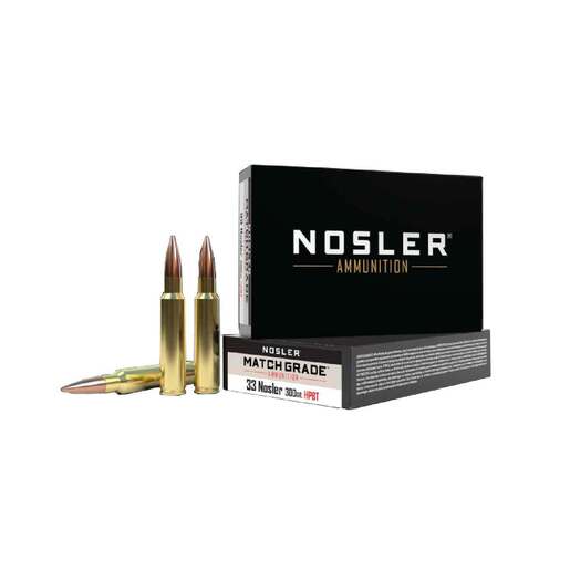 Nosler Match Grade 33 Nosler 300gr HPBT Rifle Ammo Ammo - 20 Rounds 20 Rounds Ammo
