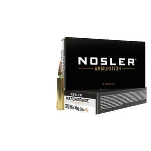 Nosler Match Grade RDF 300 Winchester Magnum 210gr Hollow Point Centerfire Rifle Ammo - 20 Rounds Nosler Match Grade RDF 300 Winchester Magnum 210gr Hollow Point Centerfire Rifle Ammo - 20 Rounds