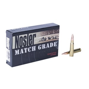 Nosler Match Grade 308 Winchester 168gr Custom Competition Rifle Ammo - 20 Rounds Nosler Match Grade 308 Winchester 168gr Custom Competition Rifle Ammo - 20 Rounds