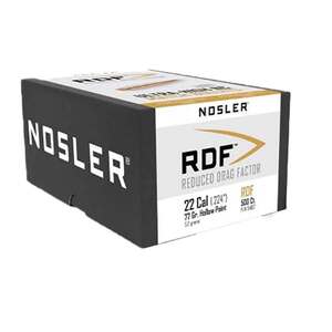 Nosler RDF 22 Caliber 77gr Hollow Point Reloading Bullets - 500 Rounds