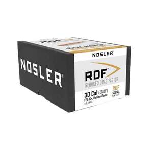 Nosler RDF 30 Caliber 175gr Hollow Point Reloading Bullets - 500 Rounds