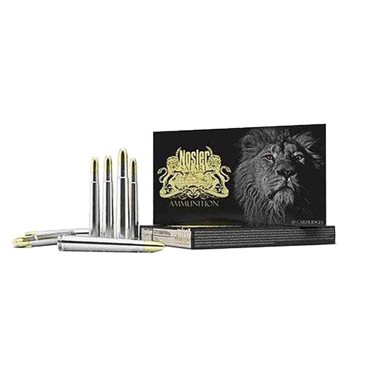 Nosler Safari 500 Jeffery 570gr Solid Point Rifle Ammo - 10 Rounds Nosler Safari 500 Jeffery 570gr Solid Point Rifle Ammo - 10 Rounds