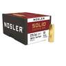 Nosler Solid 375 Caliber 260gr Flat Point Reloading Bullets - 25 Rounds