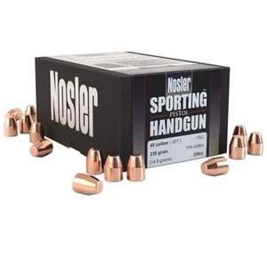 Nosler Sporting 35 Caliber/355 JHP 115gr Reloading Bullets - 250 Count