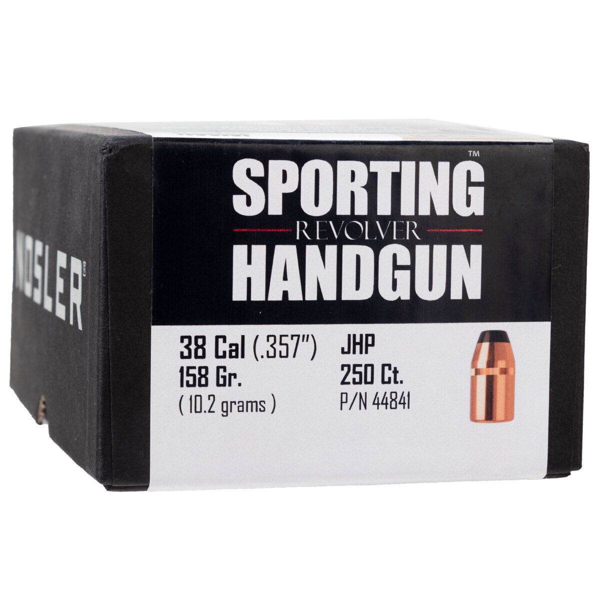 Nosler Sporting 38 Cal JHP 158gr Reloading Bullets - 250 Count Nosler Sporting 38 Cal JHP 158gr Reloading Bullets - 250 Count