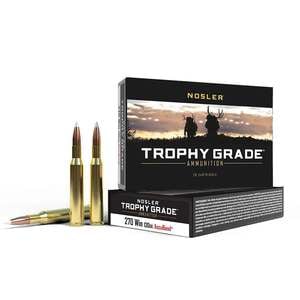 Nosler Trophy Grade 270 Winchester 130gr Accubond Rifle Ammo - 20 Rounds Nosler Trophy Grade 270 Winchester 130gr Accubond Rifle Ammo - 20 Rounds