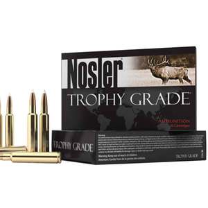 Nosler Trophy Grade 338 Remington Ultra Magnum 300gr AccuBond Rifle Ammo - 20 Rounds