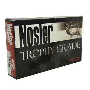Nosler Trophy Grade 338 Remington Ultra Magnum 300gr AccuBond Rifle Ammo - 20 Rounds Nosler Trophy Grade 338 Remington Ultra Magnum 300gr AccuBond Rifle Ammo - 20 Rounds