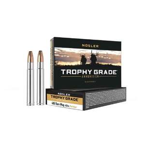 Nosler Trophy Grade 416 Remington Magnum 400gr Partition Rifle Ammo - 20 Rounds Nosler Trophy Grade 416 Remington Magnum 400gr Partition Rifle Ammo - 20 Rounds
