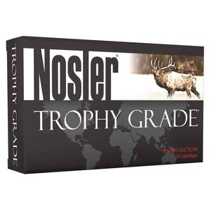 Nosler Trophy Grade 6.5x55mm Swedish Mauser 140gr Accubond Rifle Ammo - 20 Rounds