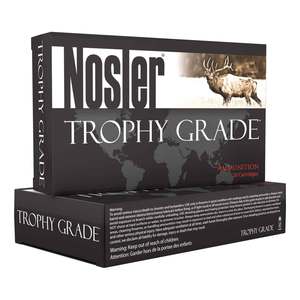 Nosler Trophy Grade 7mm Remington Magnum 140gr AccuBond Rifle Ammo - 20 Rounds Nosler Trophy Grade 7mm Remington Magnum 140gr AccuBond Rifle Ammo - 20 Rounds