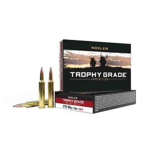 Nosler Trophy Grade Long Range 270 Weatherby Magnum 150gr Accubond Rifle Ammo - 20 Rounds Nosler Trophy Grade Long Range 270 Weatherby Magnum 150gr Accubond Rifle Ammo - 20 Rounds