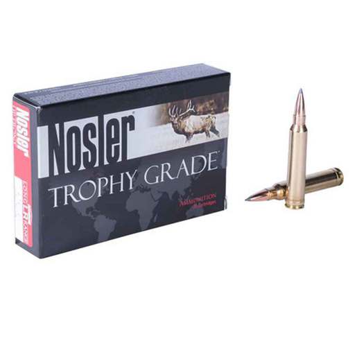 Nosler Trophy Grade Long Range 30 Nosler 210gr Accubond LR Rifle Ammo Ammo - 20 Rounds 20 Rounds Ammo