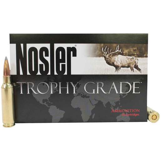 Nosler Trophy Grade Long Range 6.5 Creedmoor 129gr AccuBond Long Range Rifle Ammo Ammo - 20 Rounds 20 Rounds Ammo