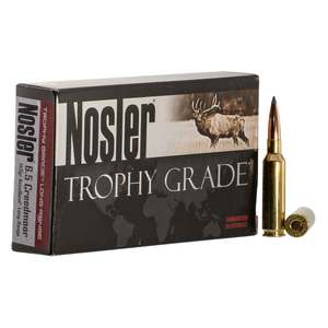 Nosler Trophy Grade Long Range 6.5 Creedmoor 142gr AccuBond Rifle Ammo - 20 Rounds Nosler Trophy Grade Long Range 6.5 Creedmoor 142gr AccuBond Rifle Ammo - 20 Rounds