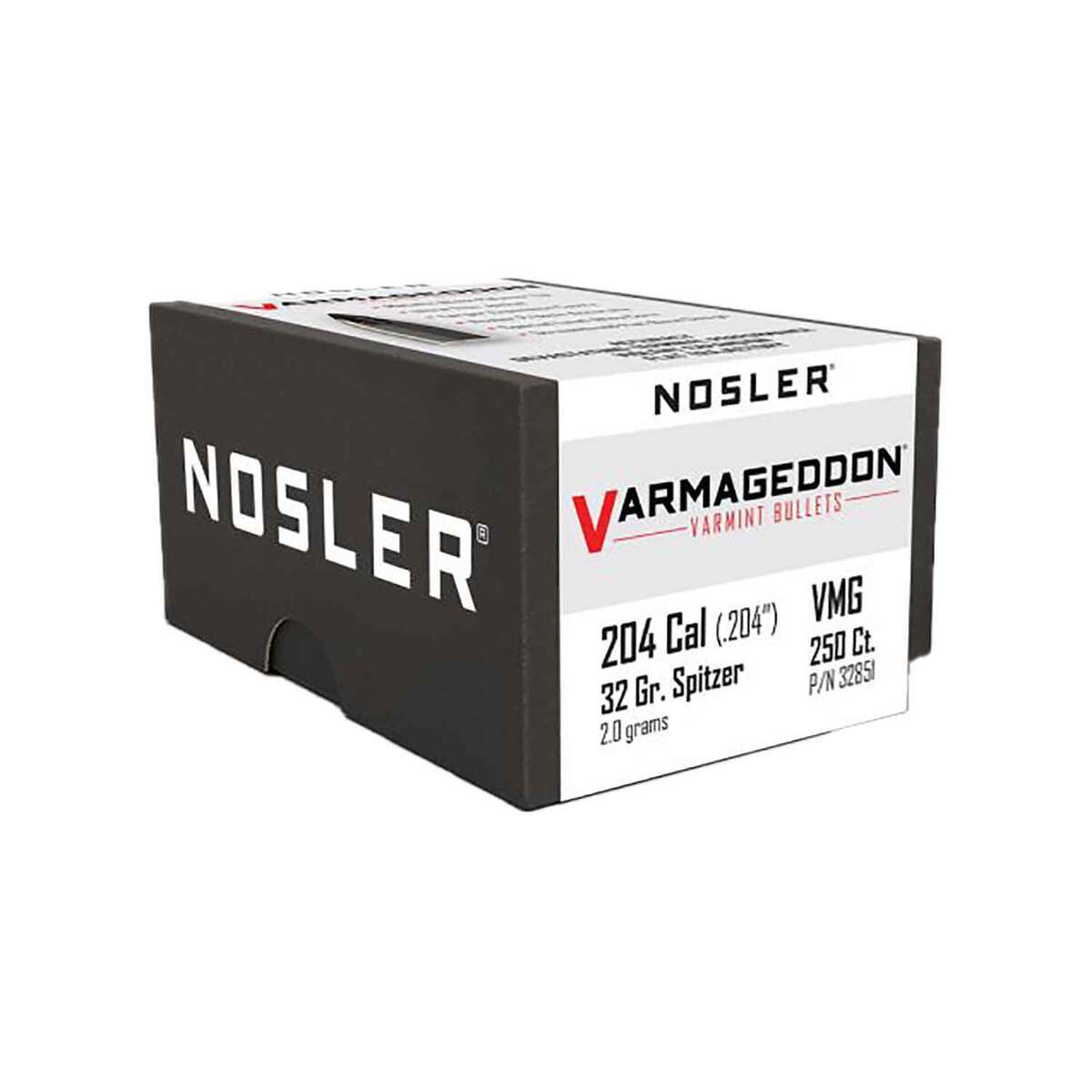 Nosler Varmageddon 20 Caliber 32gr Spitzer Point Reloading Bullets - 250 Rounds Nosler Varmageddon 20 Caliber 32gr Spitzer Point Reloading Bullets - 250 Rounds
