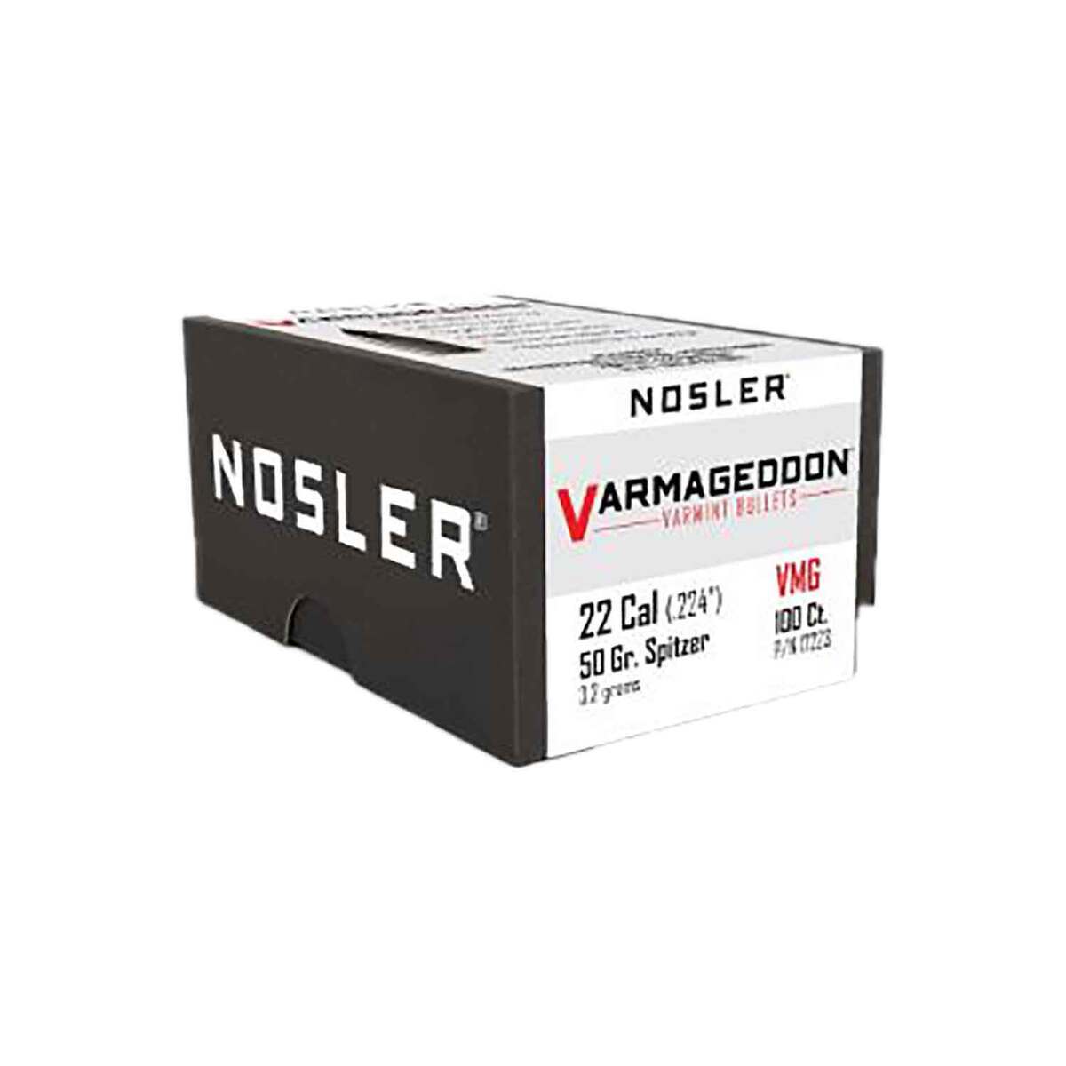 Nosler Varmageddon 22 Caliber 50gr Spitzer Point Reloading Bullets - 100 Rounds Nosler Varmageddon 22 Caliber 50gr Spitzer Point Reloading Bullets - 100 Rounds