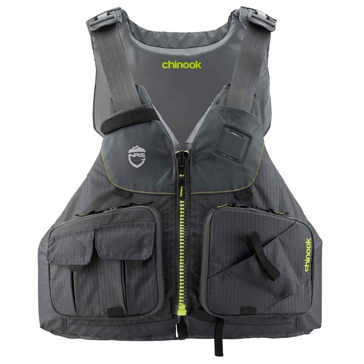 NRS Chinook Fishing Life Jacket - X-Small/Medium - Charcoal XS/M NRS Chinook Fishing Life Jacket - X-Small/Medium - Charcoal XS/M
