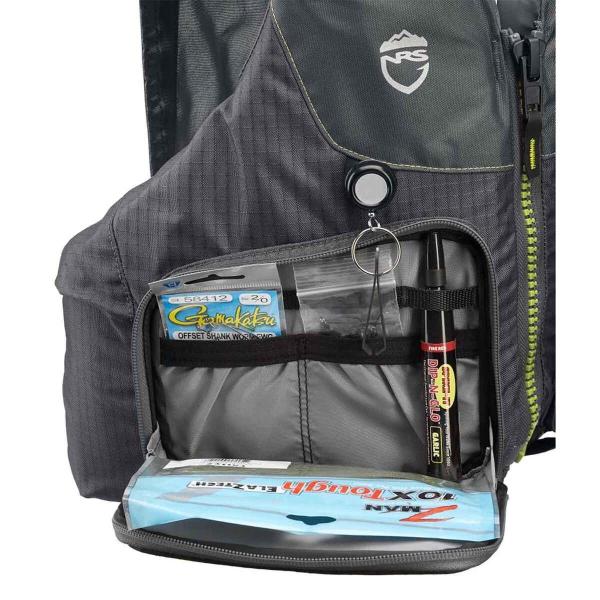 NRS Chinook Fishing Life Jacket - X-Small/Medium - Charcoal XS/M NRS Chinook Fishing Life Jacket - X-Small/Medium - Charcoal XS/M