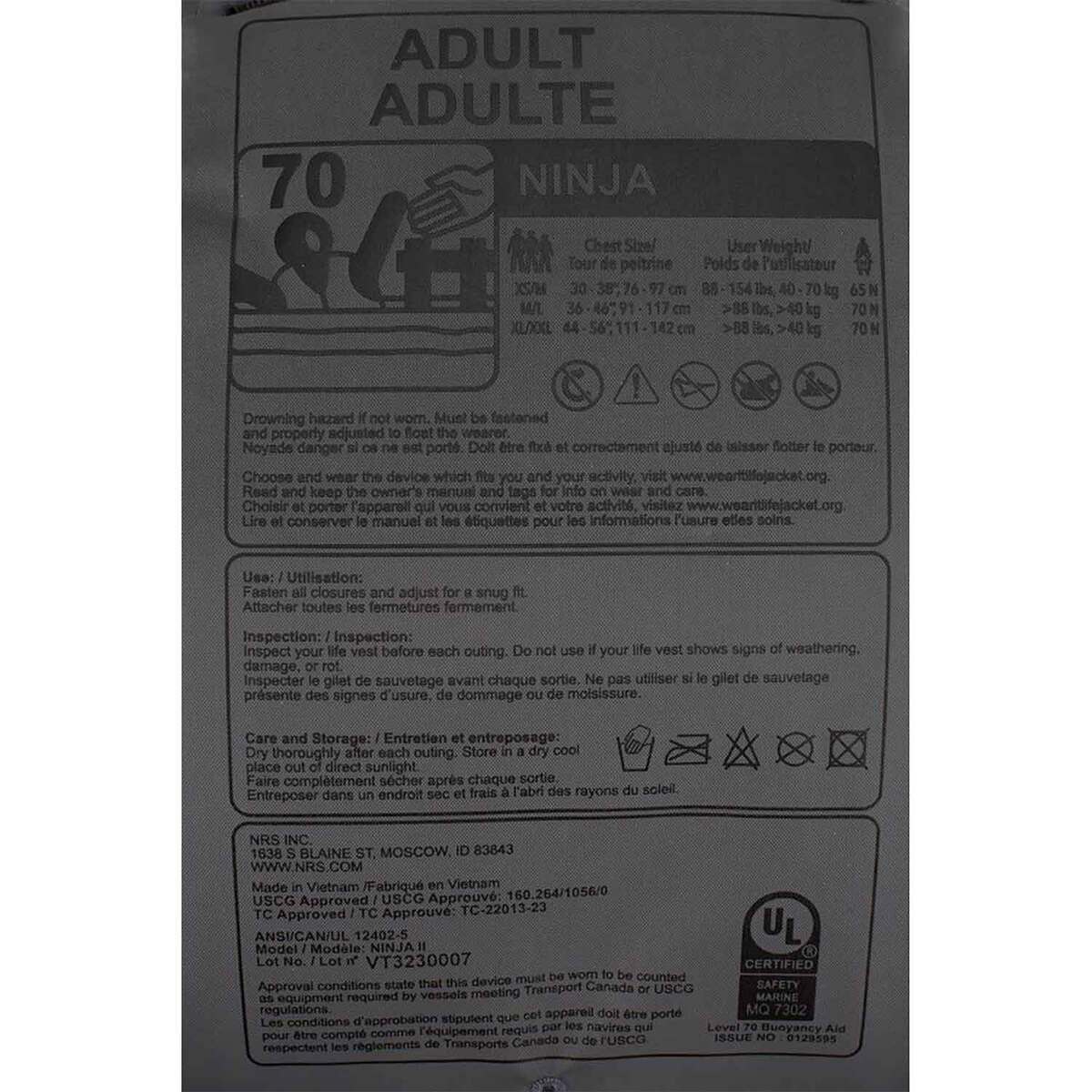 NRS Ninja PFD NRS Ninja PFD
