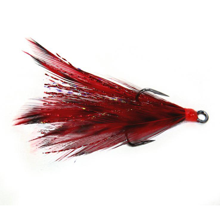 O Mustad Feathered Triple Grip Treble Hook - 4 O Mustad Feathered Triple Grip Treble Hook - 4