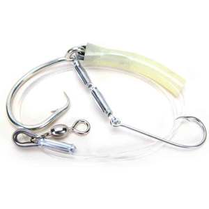 Mustad Halibut Rig with Glow Tube And Stinger