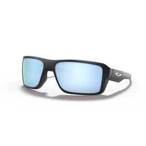 Oakley Double Edge Polarized Sunglasses - Deep Water/Matte Black