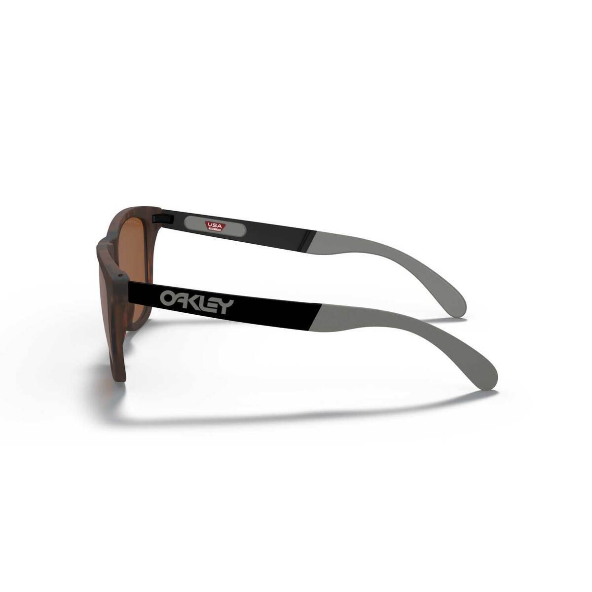 Oakley Frogskins Mix Polarized Sunglasses -Matte Brown Tortoise/Prizm Tungsten - Adult Oakley Frogskins Mix Polarized Sunglasses -Matte Brown Tortoise/Prizm Tungsten - Adult
