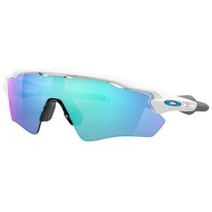 Oakley Radar EV Path Polarized Sunglasses - Polished White/Prizm Sapphire