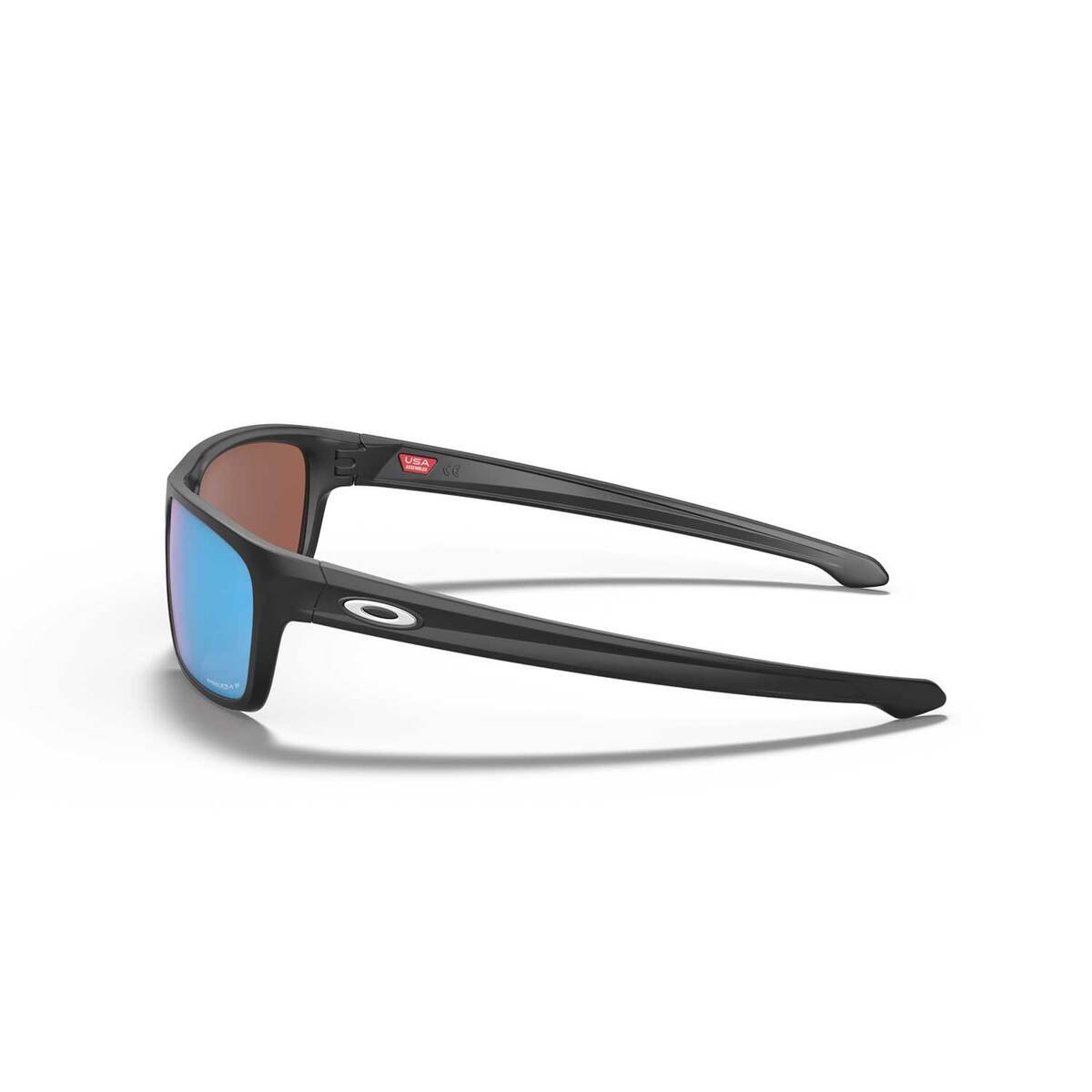 Oakley Silver Stealth Polarized Sunglasses - Deep Water/Matte Black - Adult Oakley Silver Stealth Polarized Sunglasses - Deep Water/Matte Black - Adult