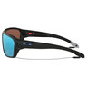 Oakley Split Shot Polarized Sunglasses - Black/Deep Water - Adult
