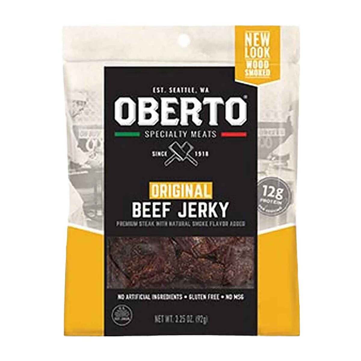 Oberto All Natural Original Beef Jerky - 3 Servings Oberto All Natural Original Beef Jerky - 3 Servings