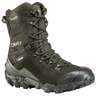 Oboz Men's Bridger 10in Insulated Waterproof Winter Boots - Midnight Black - Size 9.5 - Midnight Black 9.5