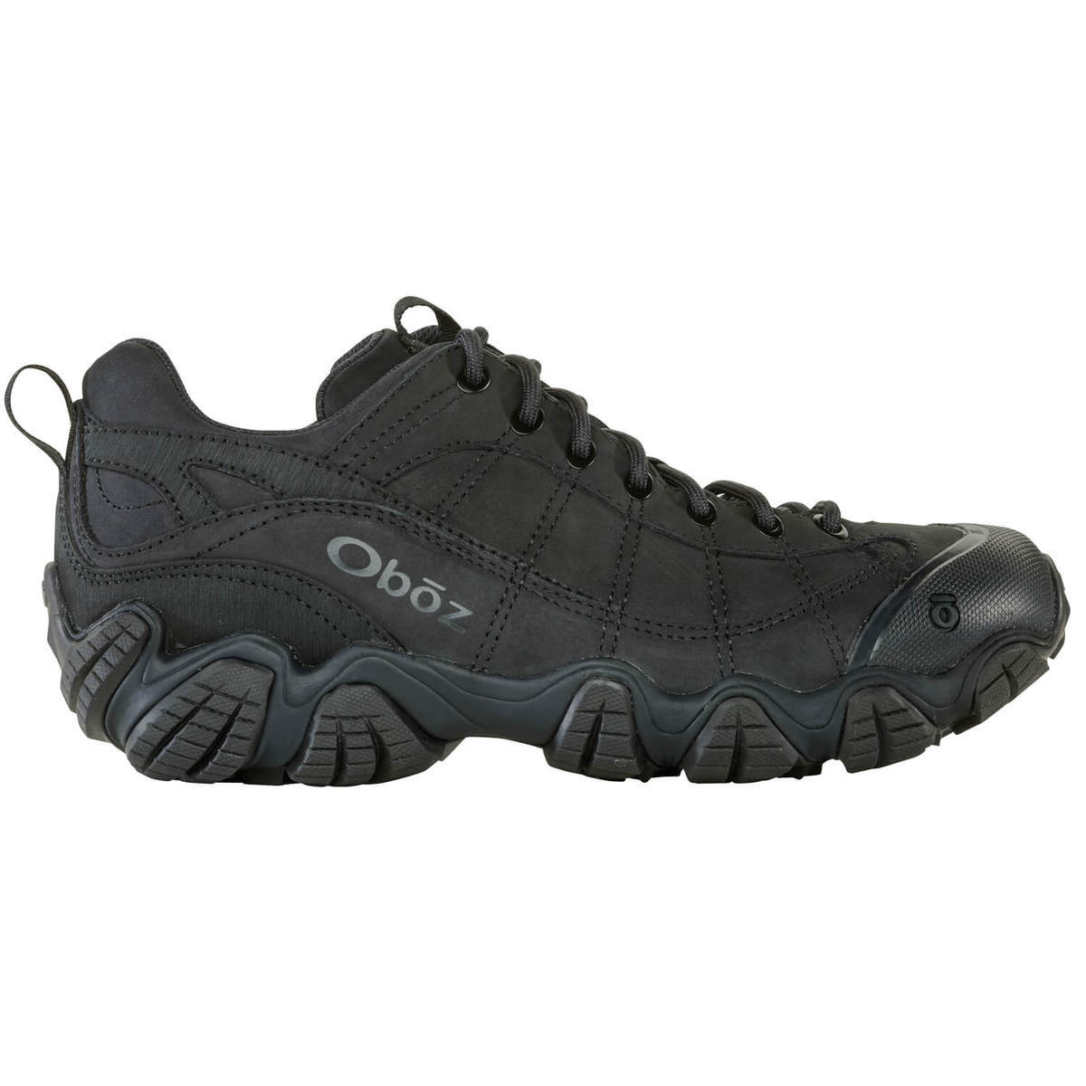 Oboz Men's Firebrand II Leather Low Hiking Shoes - Black - Size 10 ...