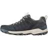 Oboz Men's Sypes Leather Waterproof Low Trail Running Shoes - Lava Rock - Size 11.5 - Lava Rock 11.5