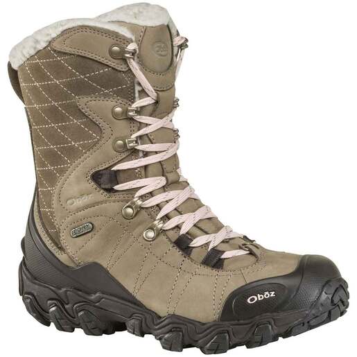 Oboz Women's Bridger 9in Insulated Waterproof Winter Boots - Brindle 7 - Oboz
