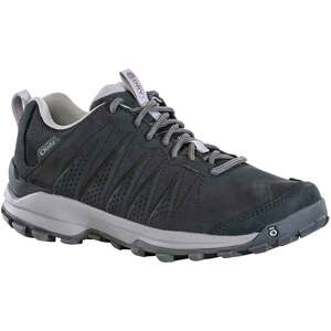 Oboz Women's Sypes Waterproof Low Trail Running Shoes - Black Sea - Size 7.5