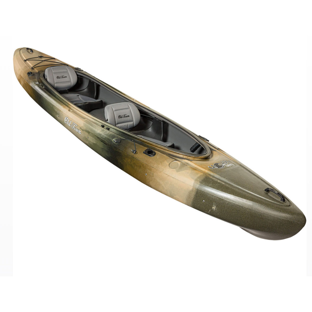 Old Town Twin Heron Sit-Inside Kayak - 13.6ft Brown Camo - Brown Camo Old Town Twin Heron Sit-Inside Kayak - 13.6ft Brown Camo - Brown Camo