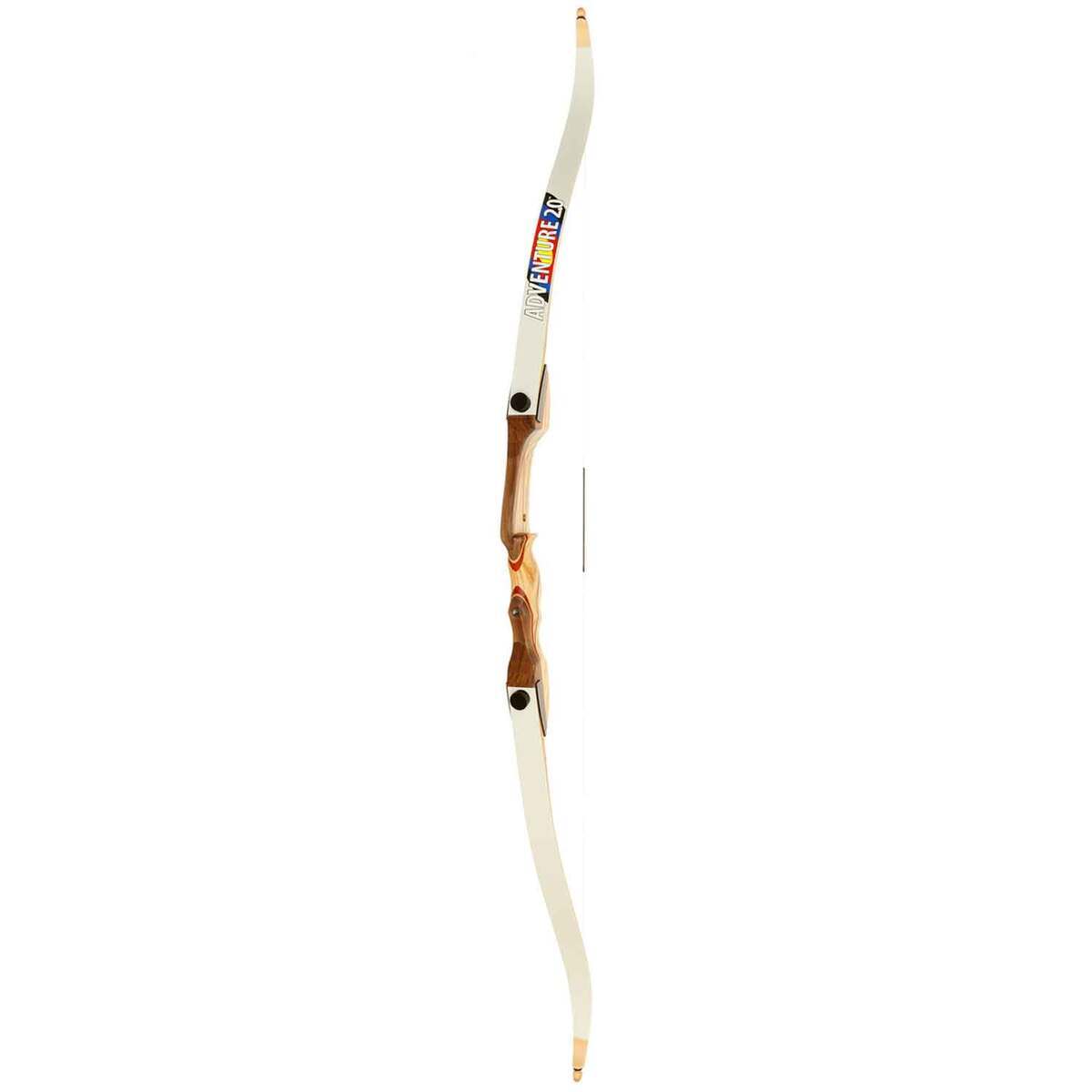 October Mountain Adventure 2.0 Youth 24lbs Right Hand Wood Recurve Bow - White October Mountain Adventure 2.0 Youth 24lbs Right Hand Wood Recurve Bow - White