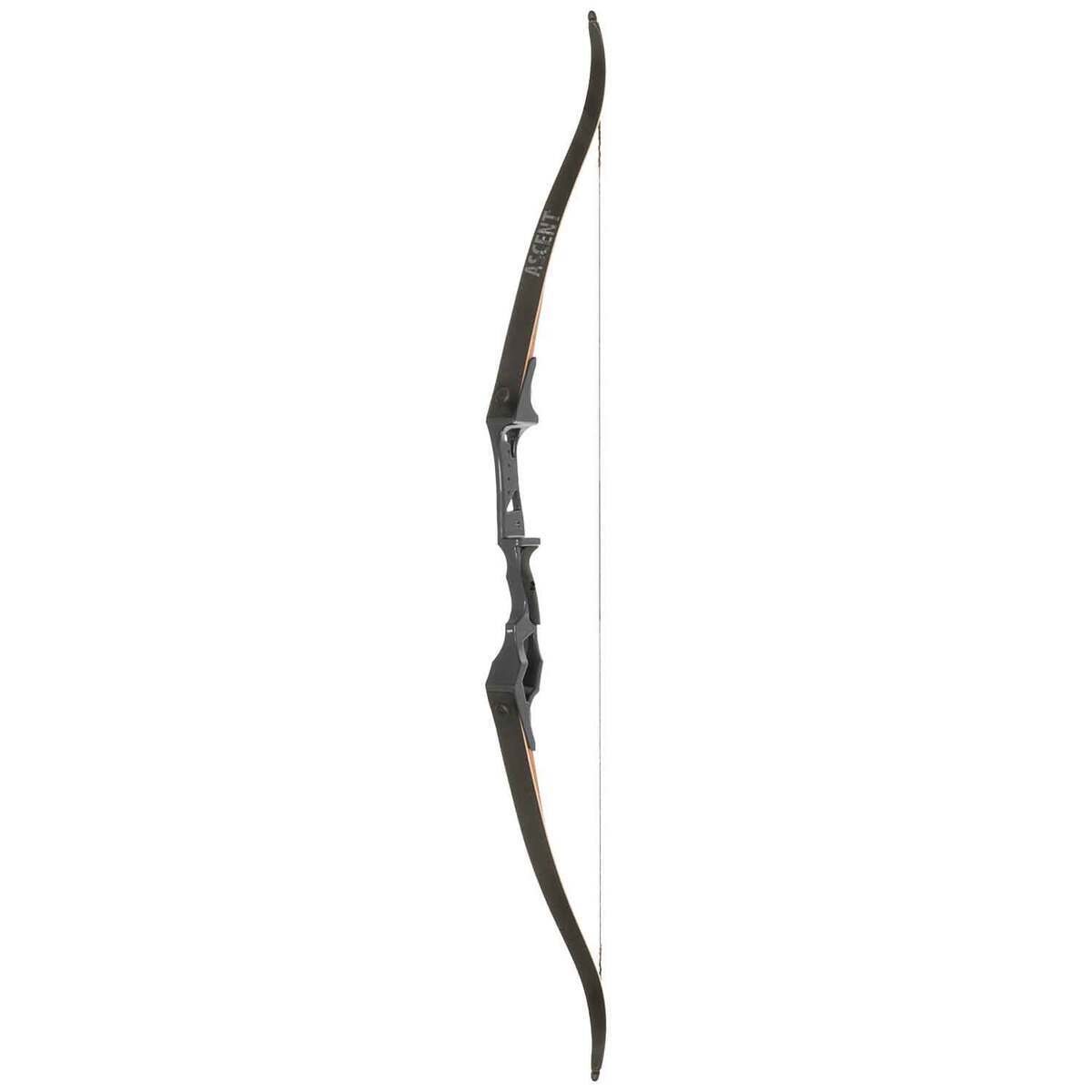 October Mountain Ascent 50lbs Right Hand Black Recurve Bow - Black October Mountain Ascent 50lbs Right Hand Black Recurve Bow - Black