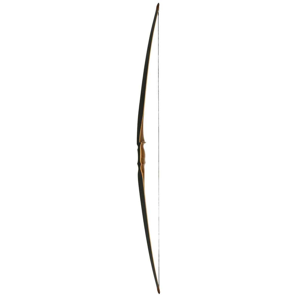October Mountain Ozark Hunter 50lbs Right Hand Wood Longbow - Black October Mountain Ozark Hunter 50lbs Right Hand Wood Longbow - Black
