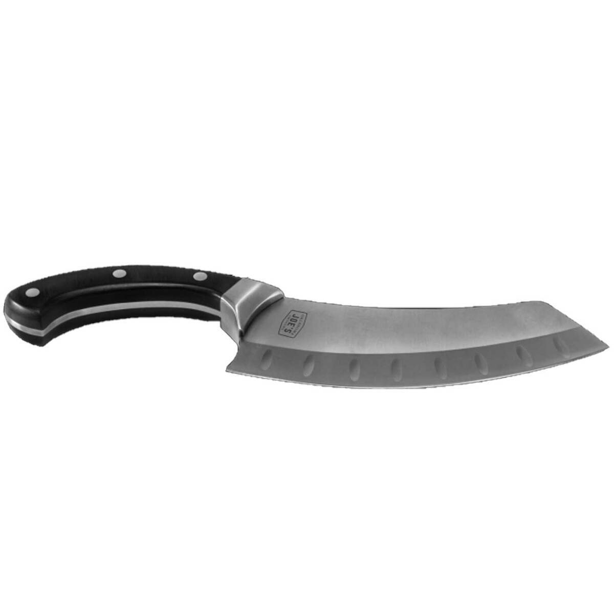 Oklahoma Joe's Blacksmith Cleaver and Chef 7.5 inch Fixed Blade Knife - Black Oklahoma Joe's Blacksmith Cleaver and Chef 7.5 inch Fixed Blade Knife - Black
