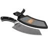 Oklahoma Joe's Blacksmith Cleaver and Chef 7.5 inch Fixed Blade Knife - Black