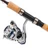 Okuma Ceilio Series Spinning Rod and Reel Combo - 6ft 6in, Ultra Light Power, 2pc - Silver Blue Maroon Black