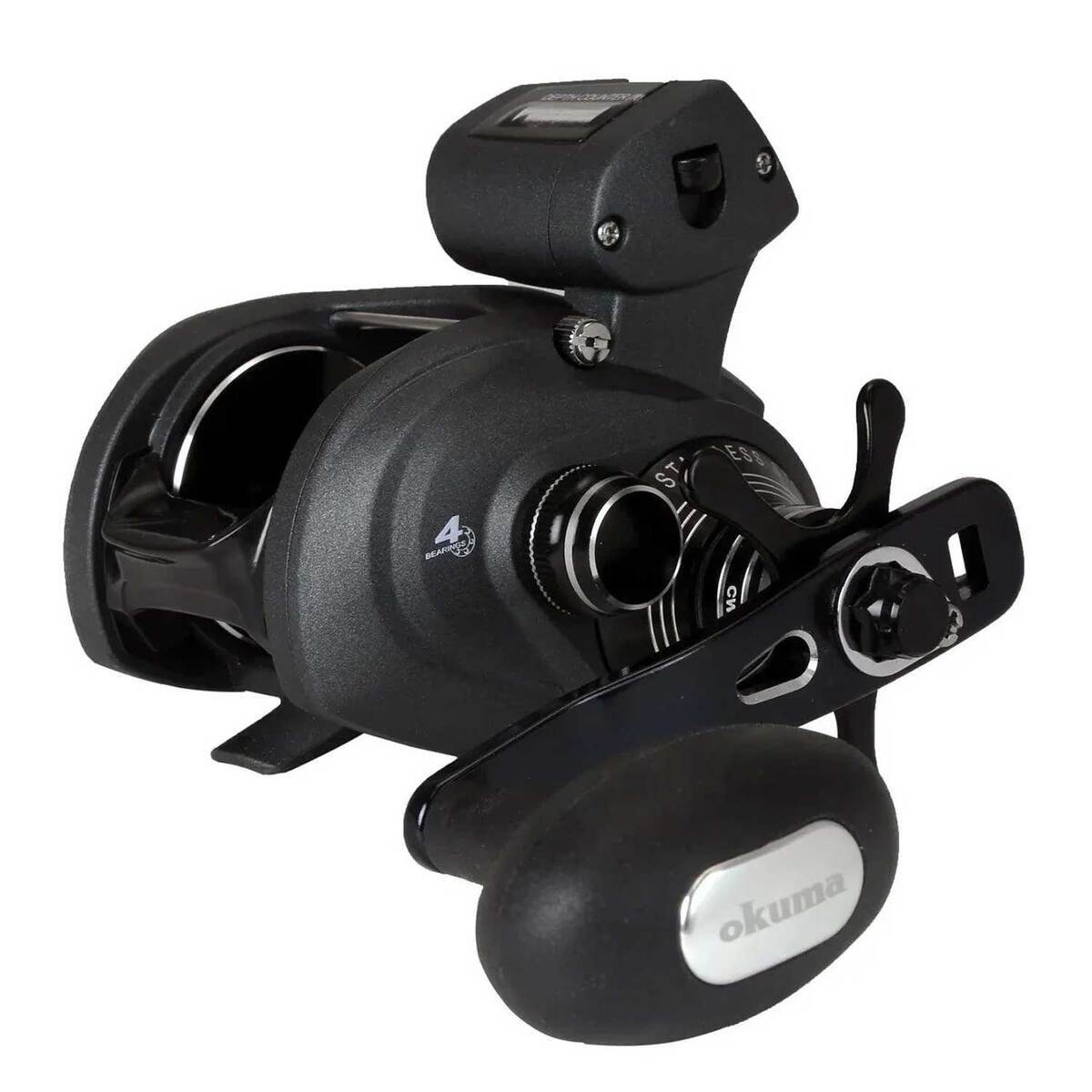 cold water okuma reel A Line Counter disc Carbonite drag system provides smooth and consistent performance Okuma Cold Water SS Low