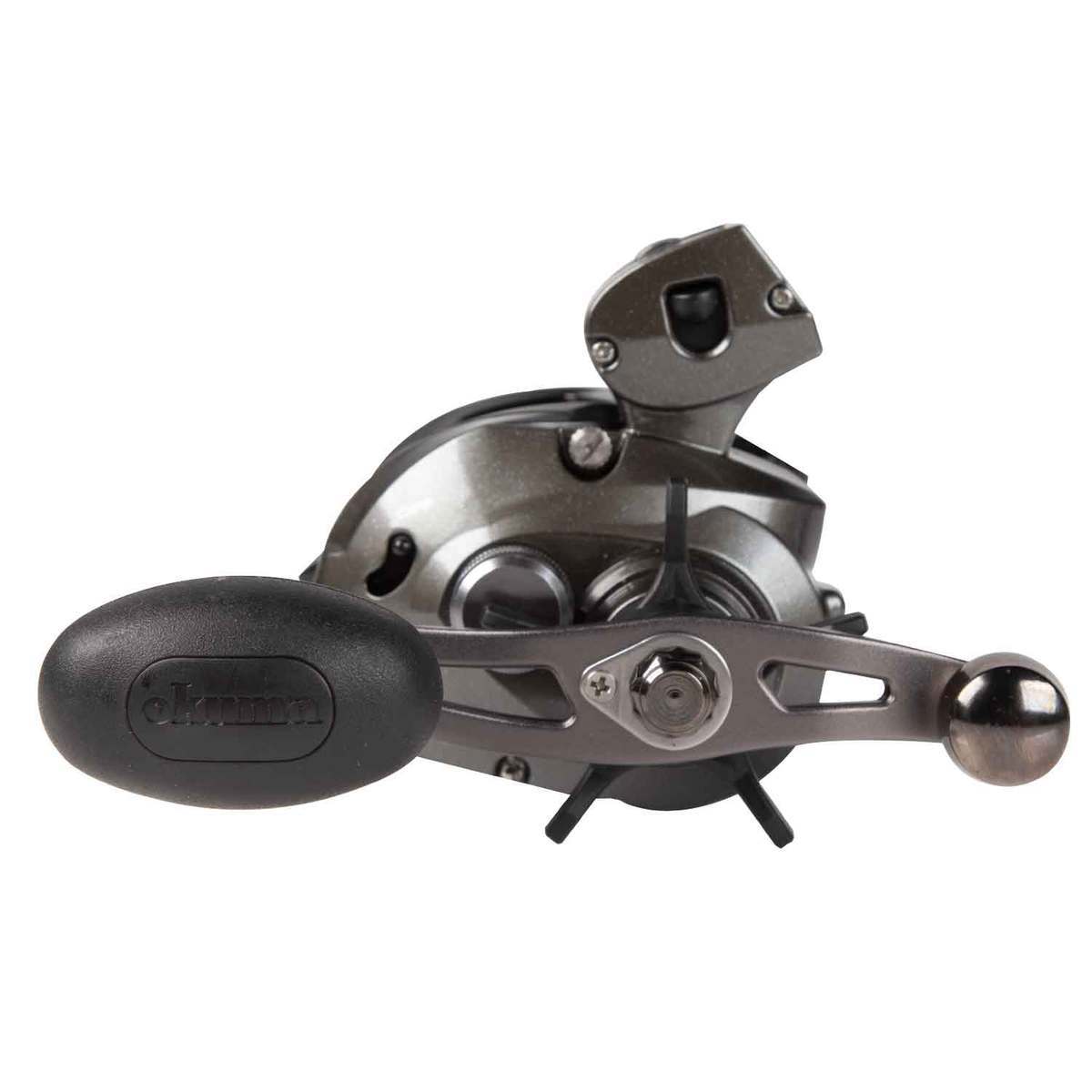 okuma 354dlx reel Convector CV-354DLX Baitcaster Low Profle Fish With Hanish Tackles disc carbonite drag system putting out over 22lbs of drag pressure Cv 354dlx Convector Low Profile