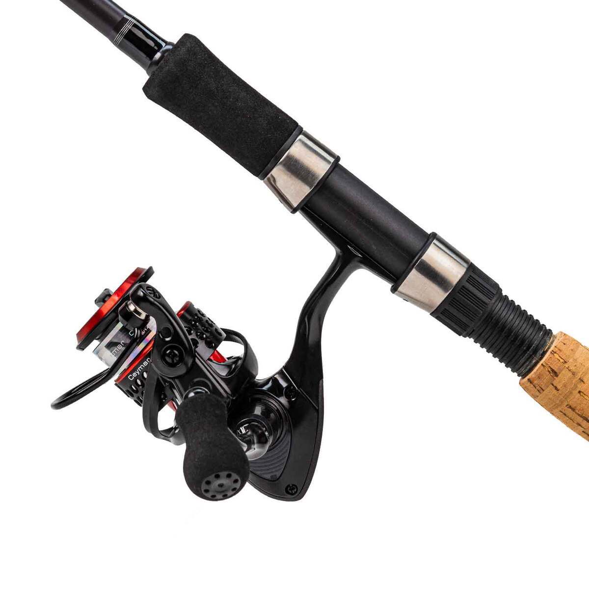 Okuma CX Series Spinning Rod and Reel Combo - 7ft, Medium Power, 2pc - Black Grey White Silver Red Okuma CX Series Spinning Rod and Reel Combo - 7ft, Medium Power, 2pc - Black Grey White Silver Red