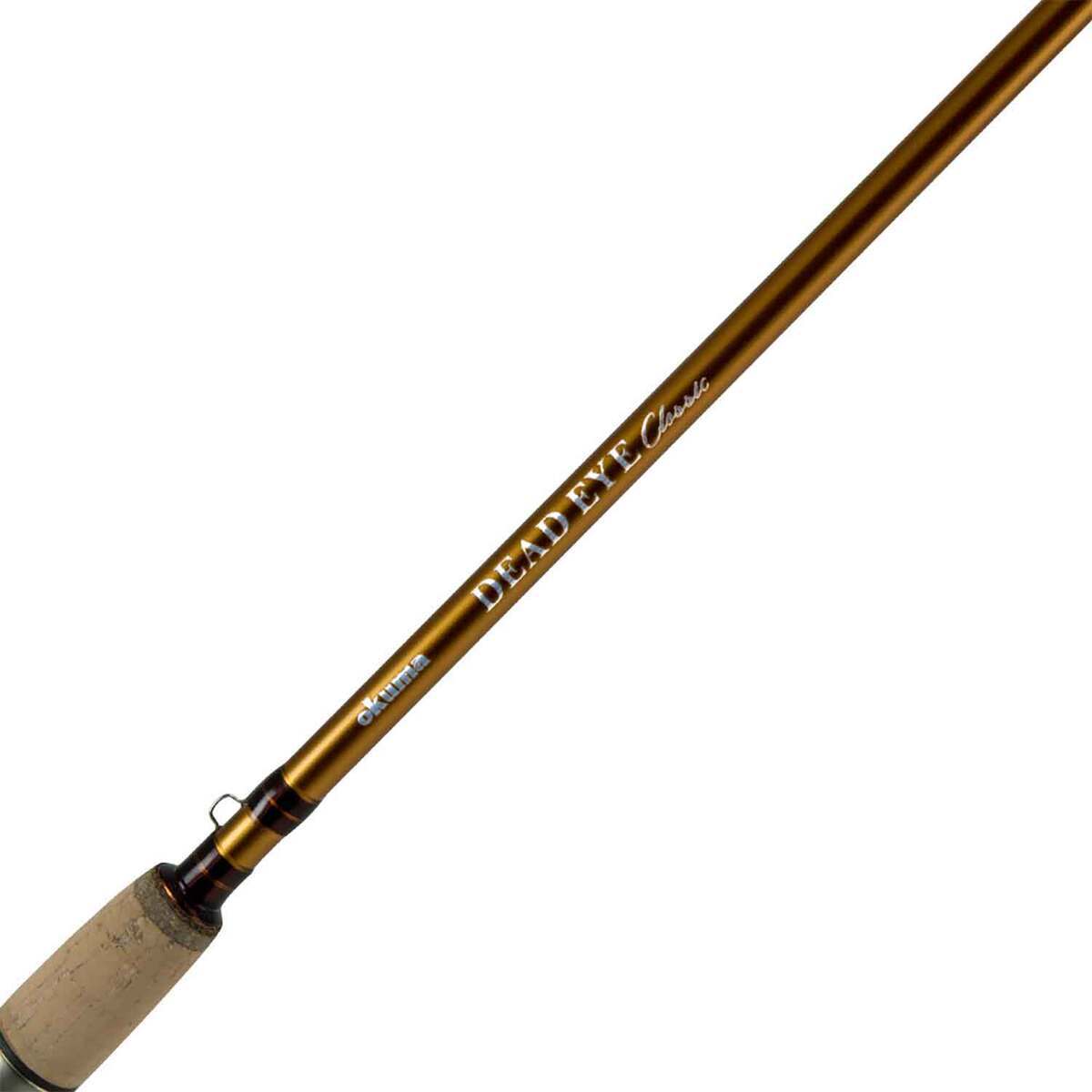 Okuma Dead Eye Classic Series Spinning Rod - 6ft 6in, Medium Power, 2pc Okuma Dead Eye Classic Series Spinning Rod - 6ft 6in, Medium Power, 2pc