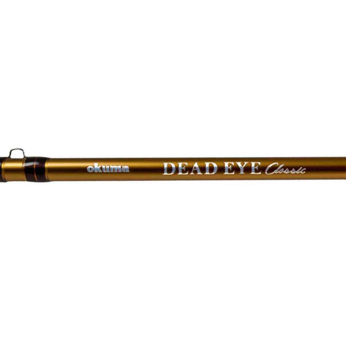 Okuma Dead Eye Classic Series Spinning Rod - 6ft 6in, Medium Power, 2pc Okuma Dead Eye Classic Series Spinning Rod - 6ft 6in, Medium Power, 2pc