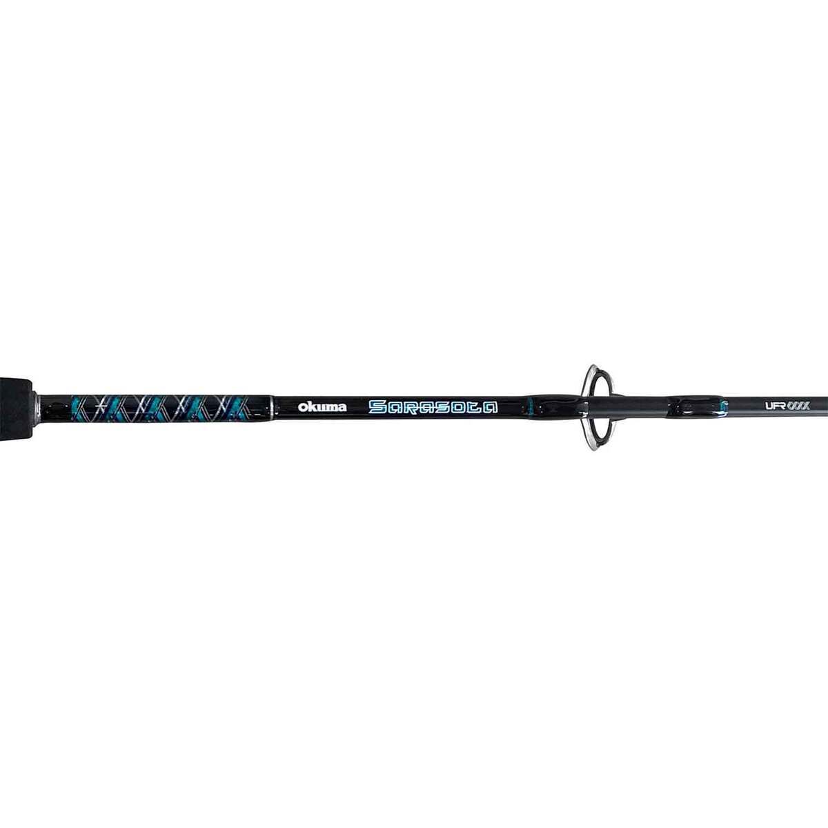 Okuma Sarasota Spinning Rod - 7ft, Medium Heavy Power, Moderate Fast Action, 1pc Okuma Sarasota Spinning Rod - 7ft, Medium Heavy Power, Moderate Fast Action, 1pc
